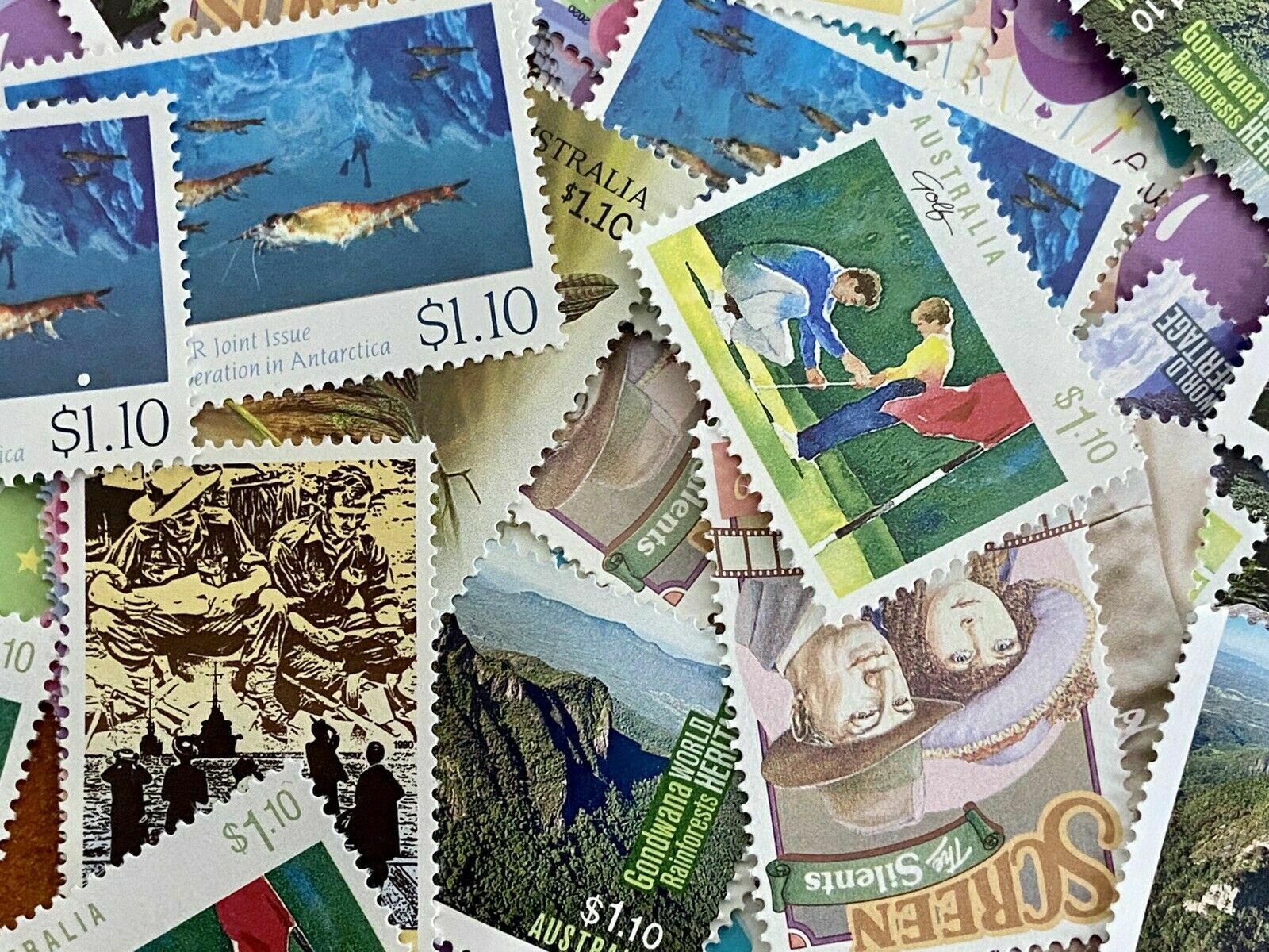 Australia Post MNH Postage Stamps - Self Adhesive Mint